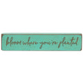Bloom Where You're Planted Laser Cut Block 8" (Pack of 4)