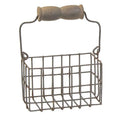 Mini Wire Wide Egg Basket w/Handle (Pack of 2)