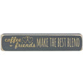 Coffee + Friends Make the Best Blend Laser Cut Block 8"  (Pack of 4)