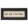 Best Seat in the House Framed Stitchery (Pack of 2)