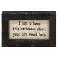 Your Aim Framed Stitchery (Pack of 2)