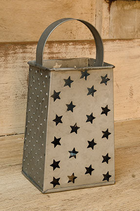 ^^Star Grater Votive Holder 8"