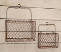 2/Set Chicken Wire Wall Baskets