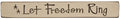Let Freedom Ring Engraved Block 12" (Pack of 4)