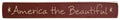 America Engraved Block 12" (Pack of 4)