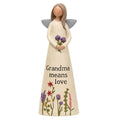 Grandma Means Love Resin Angel (Pack of 2)
