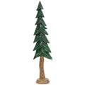 Resin Carved Alpine Tree 12" (Pack of 2)