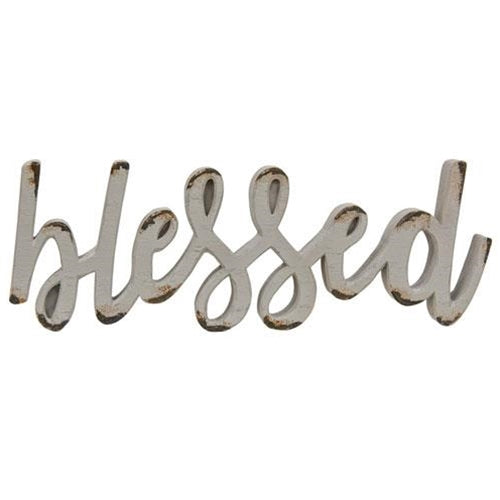 Blessed Resin Sitter (Pack of 4)