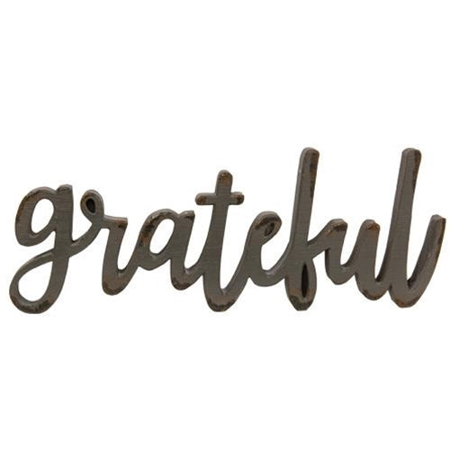 Grateful Resin Sitter (Pack of 4)
