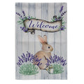 Welcome Baby Rabbit Garden Flag (Pack of 2)