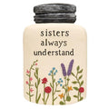 Sisters Always Understand Resin Mason Jar (Pack of 2)