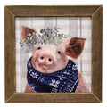 Yuletide Scrapple Print Brown Stain Frame (Pack of 2)