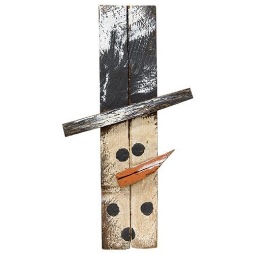 Skinny Mini Lath Snowman 12"  (Pack of 4)