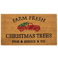 Farm Fresh Christmas Trees Door Mat 30x18