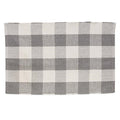 Gray Buffalo Check Door Mat 36x24