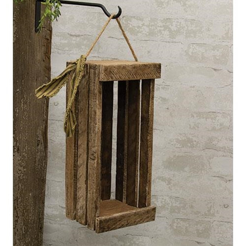 Lath Hanging Crate 16"