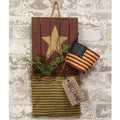 Americana Lath "Welcome" Pouch 16"