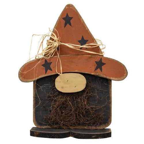 Wood Standing Fall Gnome 18"