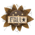 Hanging Wood "Fall" Sunflower 13.5"