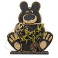 Black Fall Bear on Base 19"
