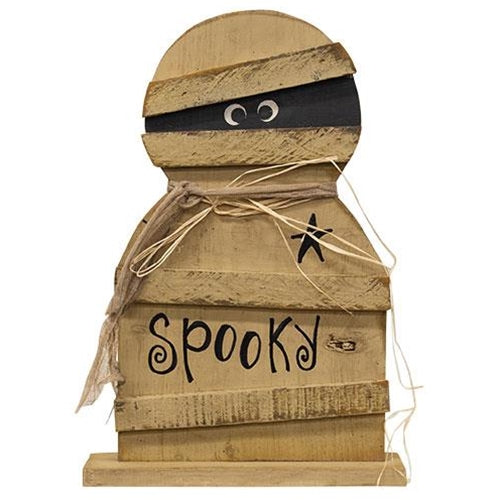 Wood Mummy on Base 19.5"