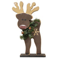 Wooden Reindeer on Base 22"