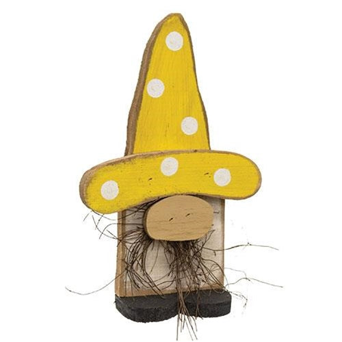 Standing Polka Dot Lemon Gnome 15" (Pack of 2)