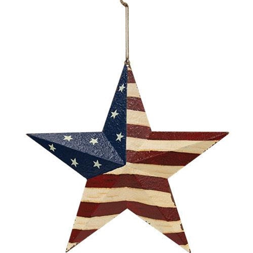 Painted Americana Star 16" (Pack of 2)