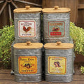 Metal Kitchen Canister, By CWI Gifts