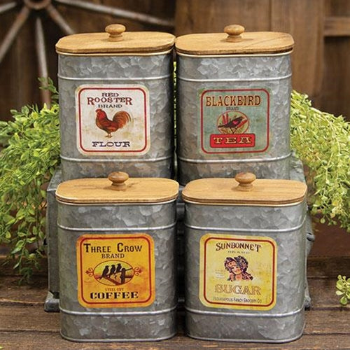 Metal Kitchen Canister, By CWI Gifts