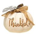 Resin Fall Word Pumpkin 3 Asstd. (Pack of 4)
