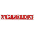 Americana Street Sign 3 Asstd. (Pack of 2)