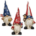'+Resin Americana Gnome 6"H 3 Asstd. (Pack of 2)