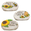 Bee Inspirational Cement Garden Stone 3 Asstd. (Pack of 4)
