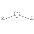 Heart Calendar Hook  (Pack of 4)