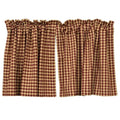 2/Set Burgundy Check Tiers 24" x 36"