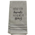 Mind Your Biscuits Dish Towel 20x28  (Pack of 4)