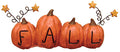 Resin Fall Pumpkins (Pack of 4)