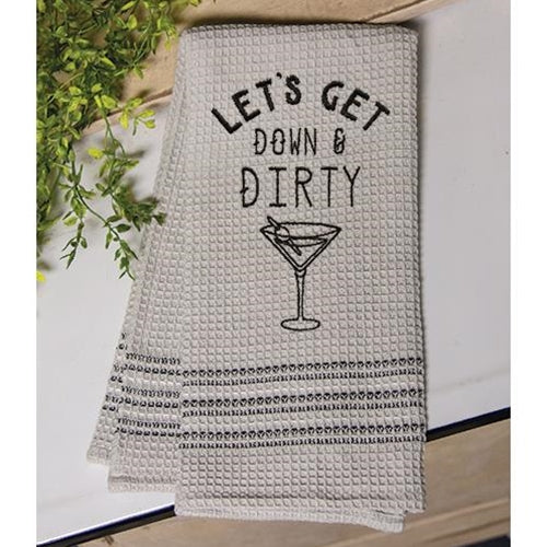 Let's Get Down & Dirty Dish Towel (Pack of 2)