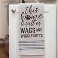 This Home Is Full of Wags and Wigglebutts Dish Towel (Pack of 2)