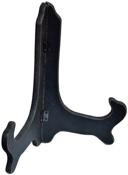 Black Wood Plate Stand 9" (Pack of 4)