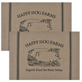 *2/Set Sassy Swine Placemats 12x18