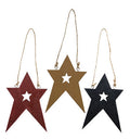 Folk Star w/ Cutouts 3 Asstd.  (Pack of 4)