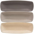 Farmhouse Colors Squared Oval Dish 3 Asstd. (Pack of 2)