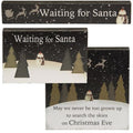 3/Set Waiting For Santa Blocks  (Pack of 4)