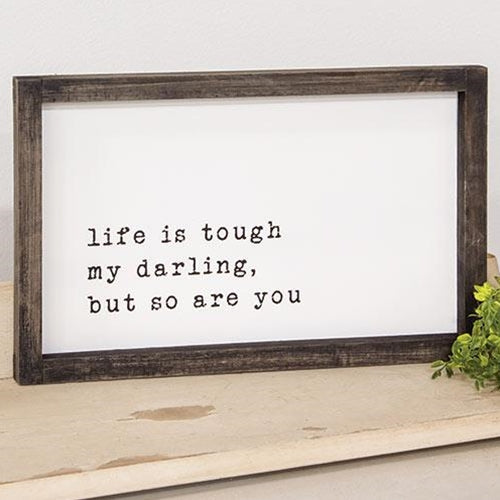 My Darling Wood Framed Sign