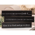 Give It To God Wooden Block 3 asstd.  (Pack of 4)