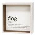 Dog Definition Shadowbox Sign (Pack of 4)