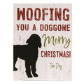 The Dog Christmas Box Sign 3 Asstd.  (Pack of 4)