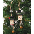 Spool Snowman Ornament 2 Asstd. (Pack of 4)